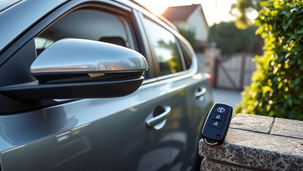 lock rav4 while running