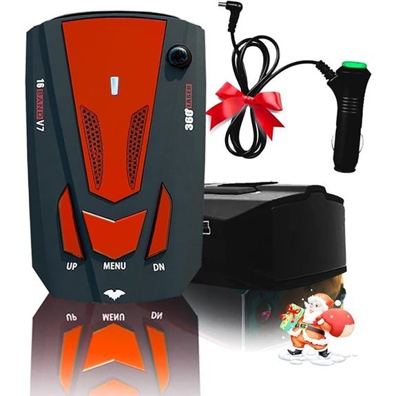 Laser/Radar Detectors for Cars - Long Range Red