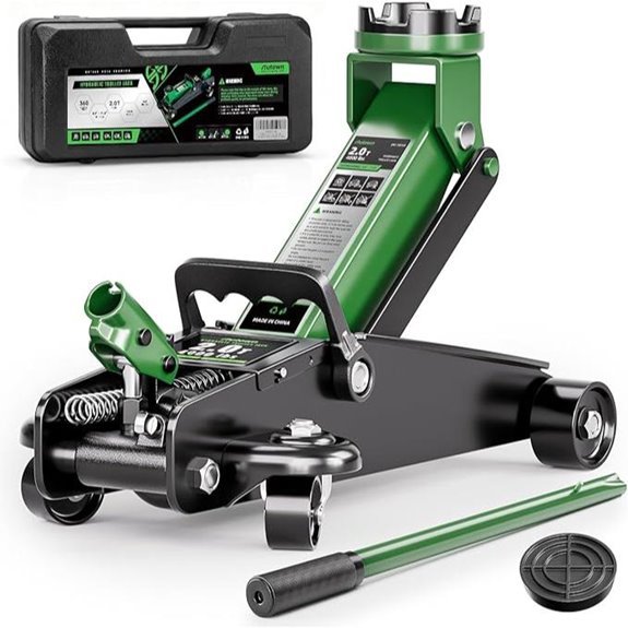 AUTOWN Low Profile Floor Jack - 2 Ton Capacity