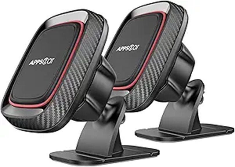 APPS2Car Magnetic Phone Holder for Car (2 Pack)