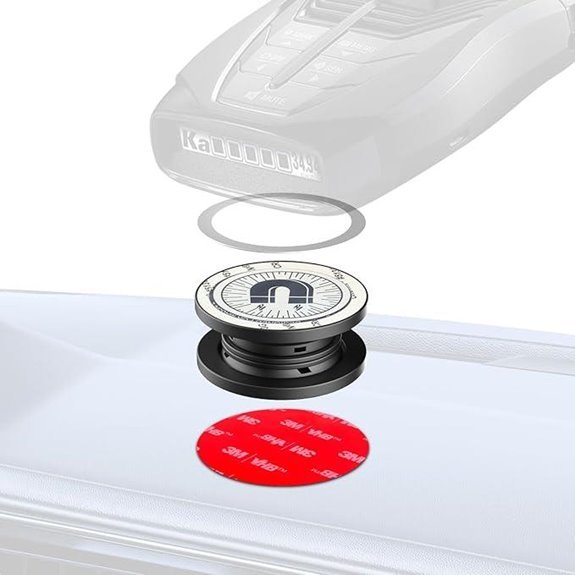 Magnetic Radar Detector Dashboard Mount Holder