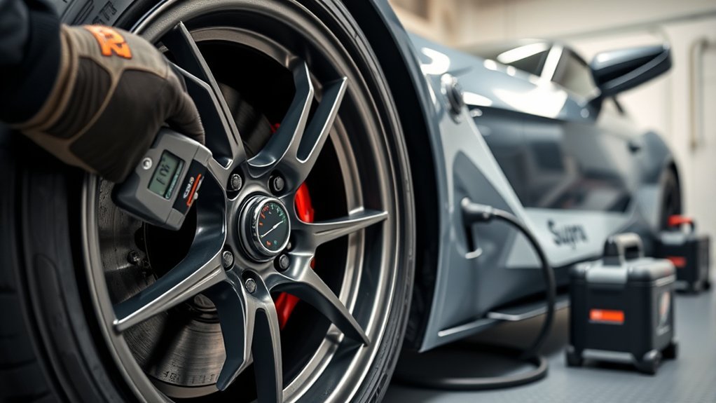 maintain proper tire pressure