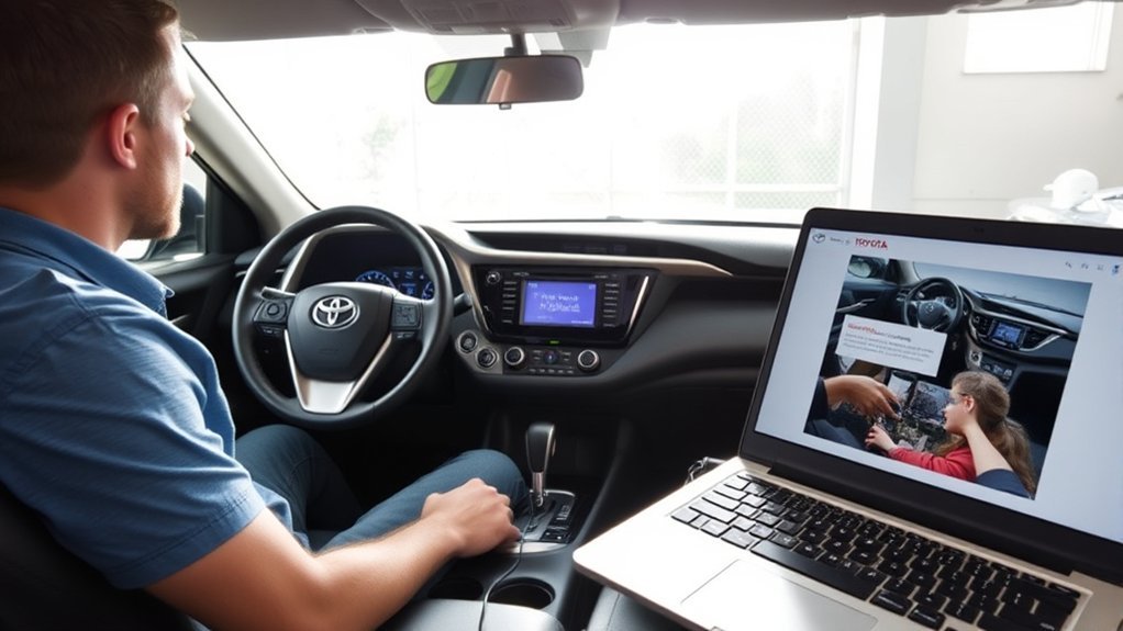 manage rav4 software notifications