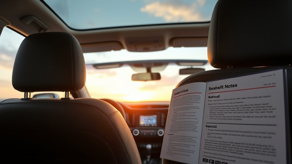 manage seatbelt alerts safely