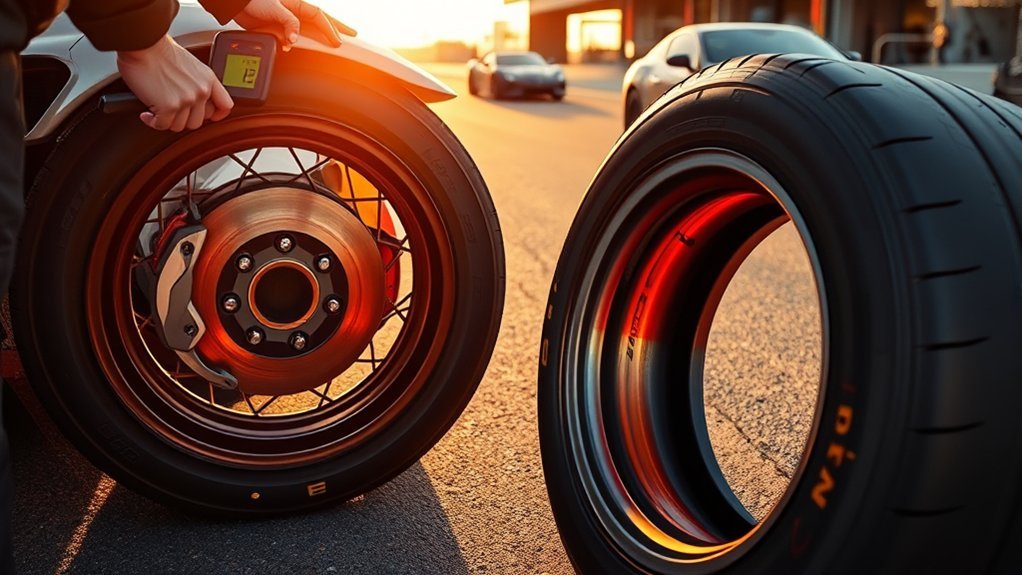 manage tire temperatures effectively