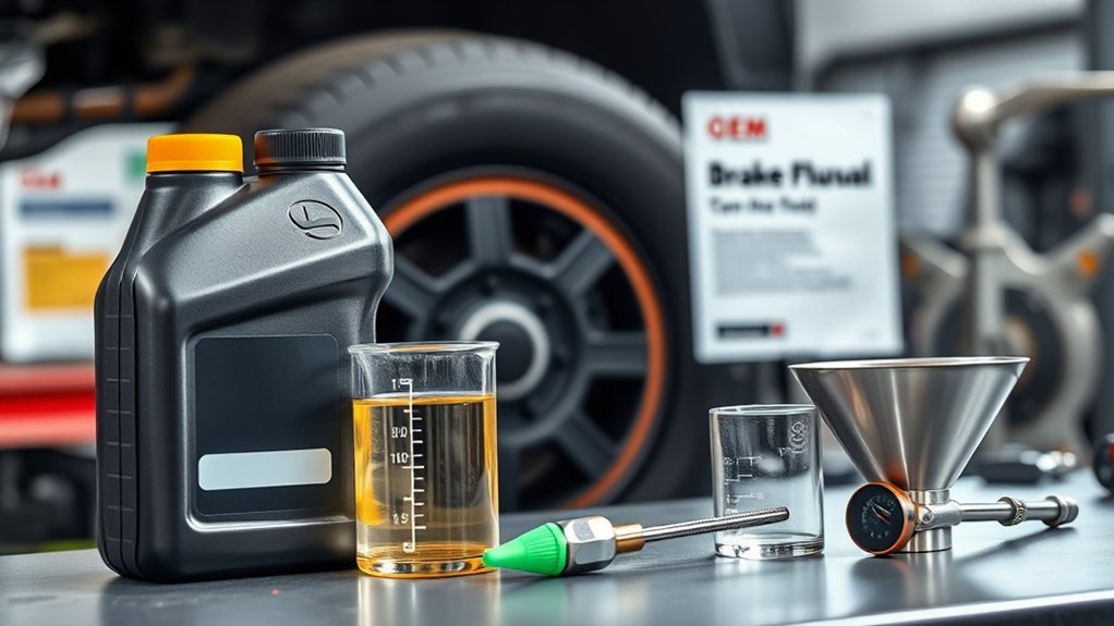 manufacturer brake fluid recommendations