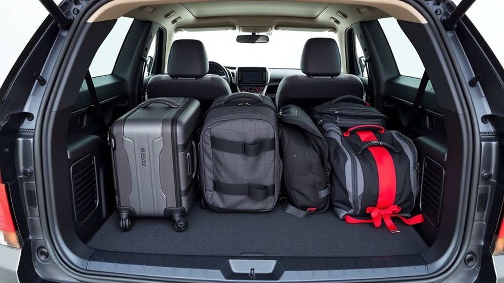 maximize rav4 luggage space