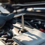 measuring oil level procedure