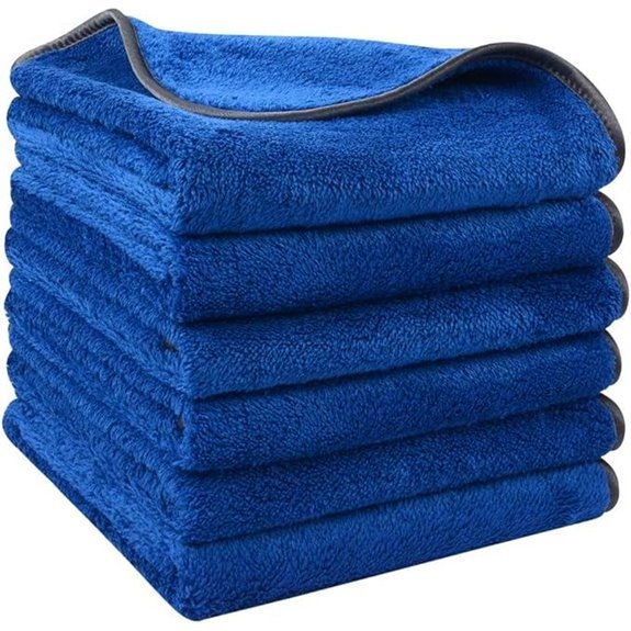 SINLAND Microfiber Car Drying Towels (6-Pack)