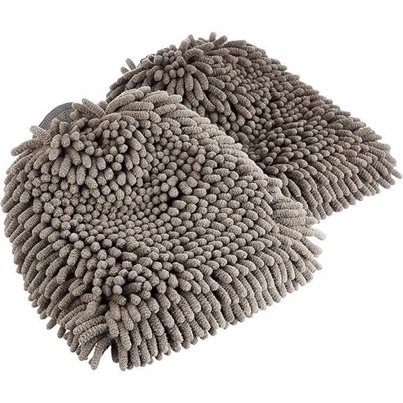 Amazon Basics Microfiber Car Wash Drying Mitts (2-Pack)