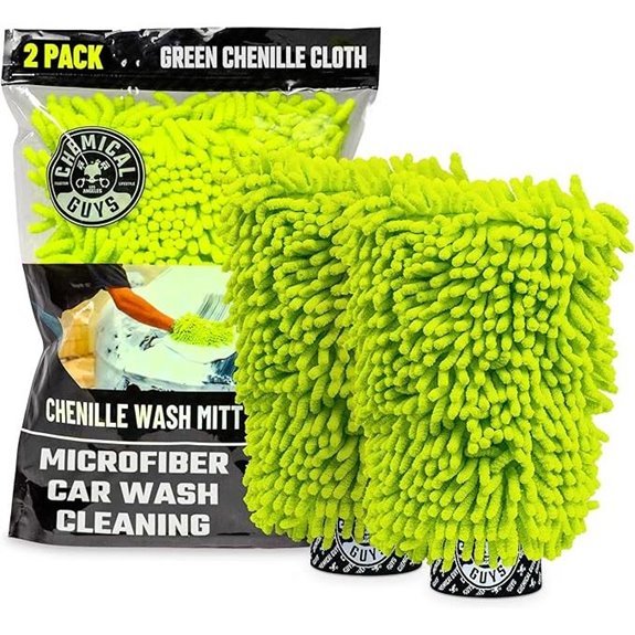Chemical Guys Chenille Microfiber Wash Mitt - 2 Pack