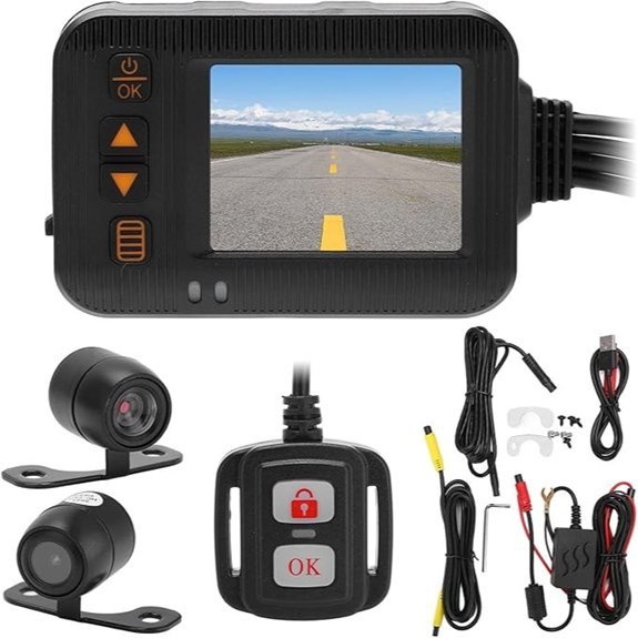 Fydun Motorcycle Front and Rear Dash Cam