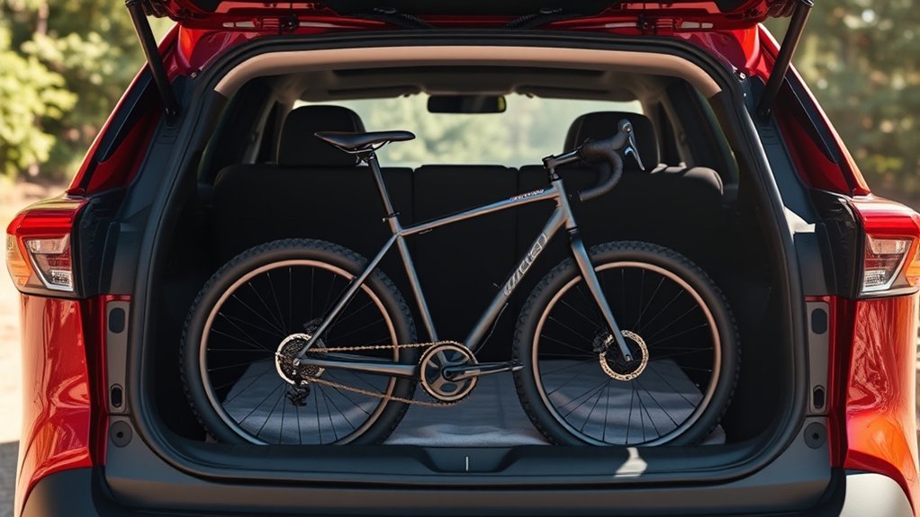 mountain bike fits inside