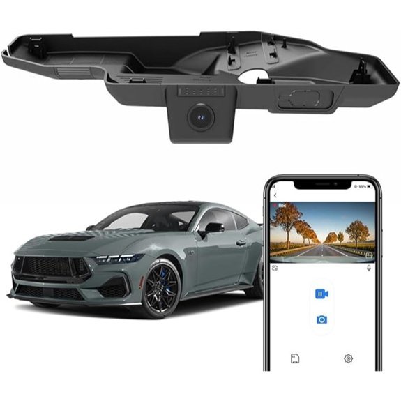 Fitcamx 4K Dash Cam for Ford Mustang 2024-2025