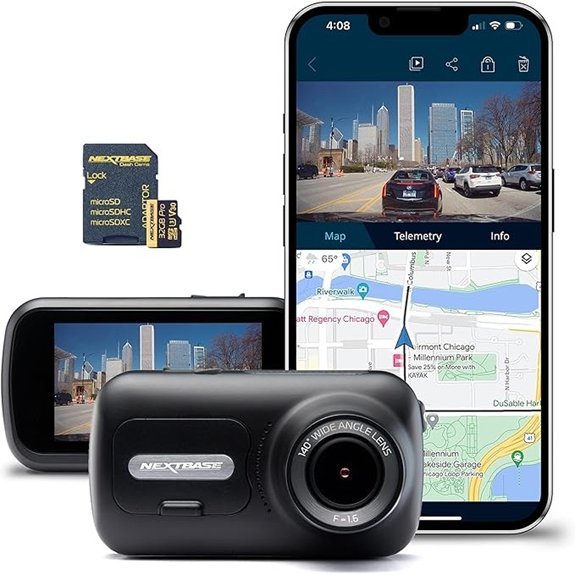 Nextbase 322GW Dash Cam with 32GB MicroSD Bundle