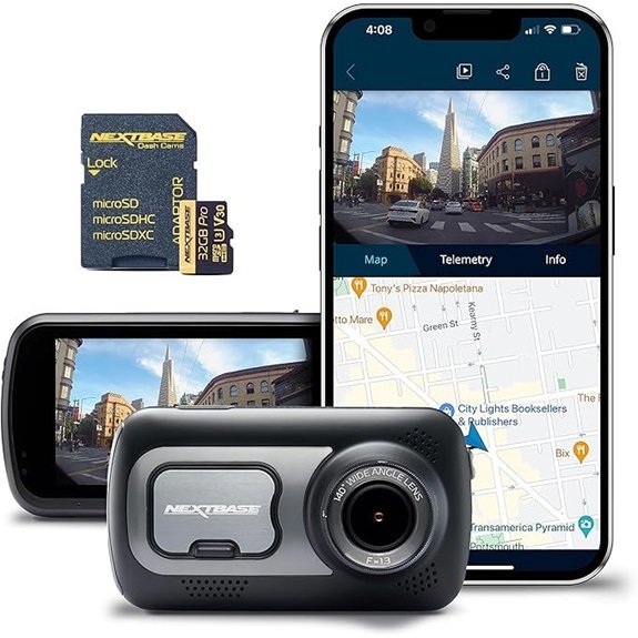 Nextbase 522GW Dash Cam with 32GB MicroSD Bundle