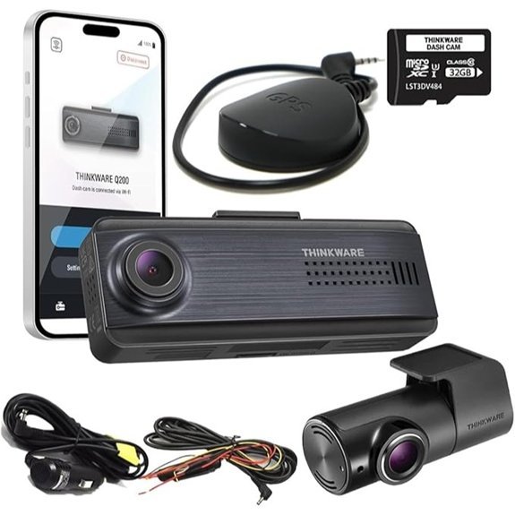 THINKWARE Q200 Dash Cam with Night Vision