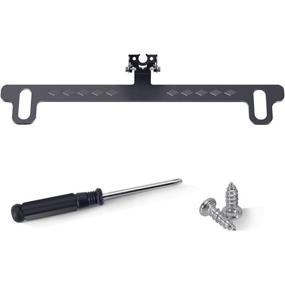 No-Drill Adjustable License Plate Camera Bracket