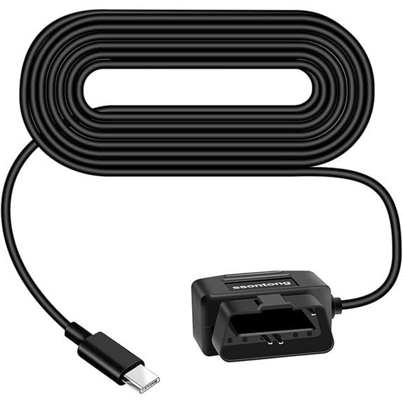 ssontong OBD2 Power Cable for Dash Camera