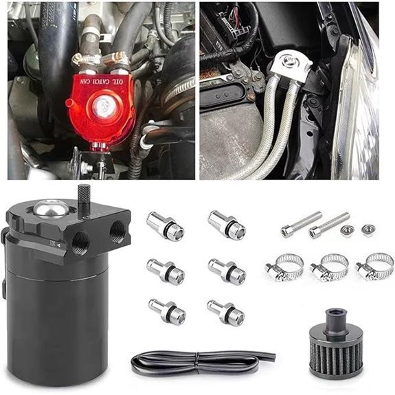 Oil Catch Can Kit with Breather Filter (300ml)