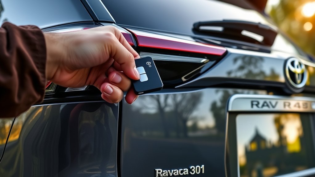 How To Open Toyota RAV4 Boot With Key