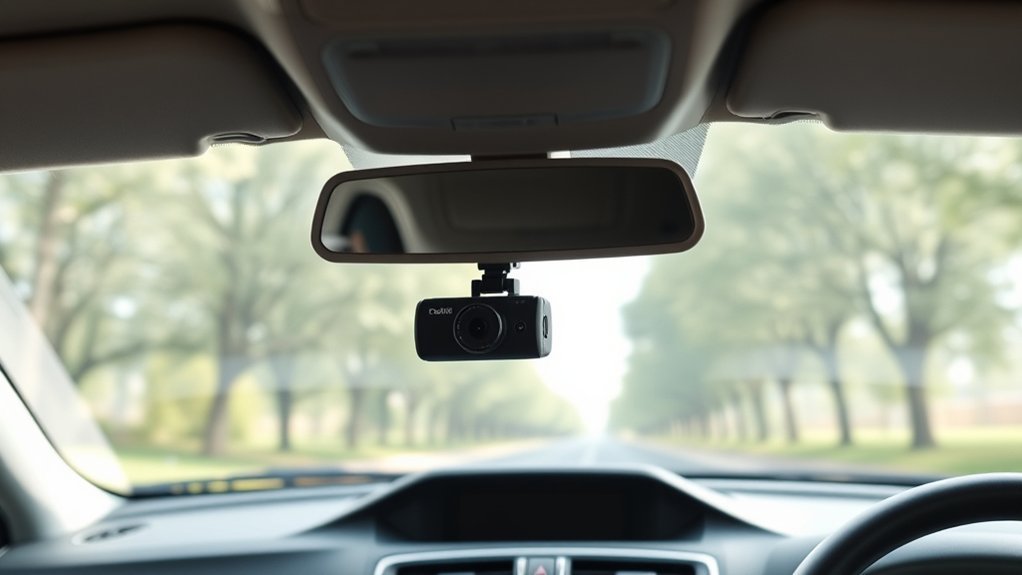 optimal dash cam positioning