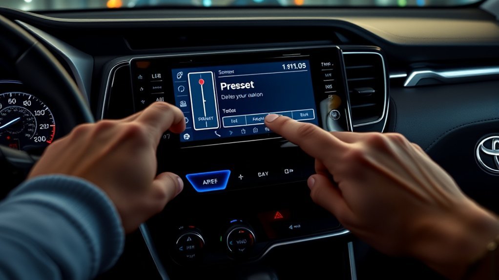 override existing radio presets