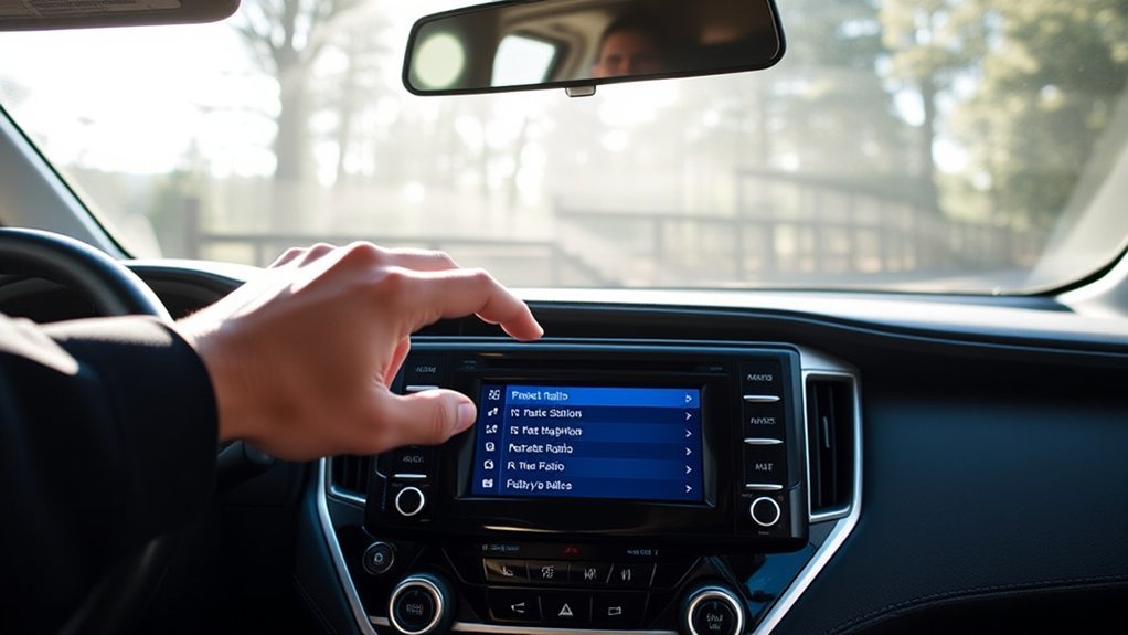 overwrite radio presets easily