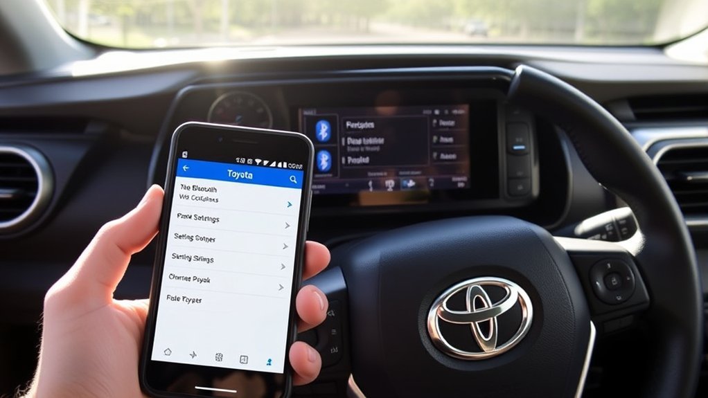 pair android with toyota