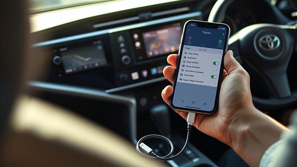 pair iphone with rav4