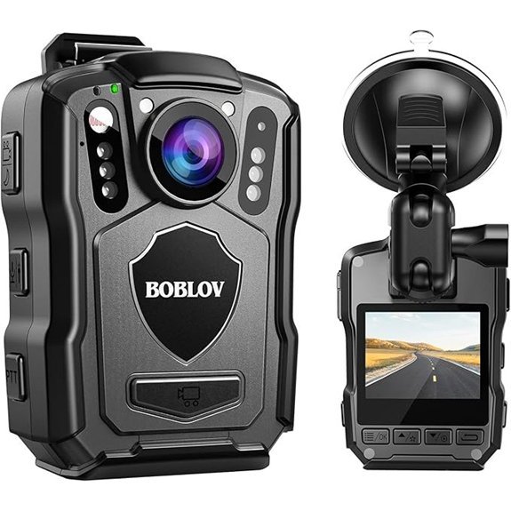BOBLOV M5 2K Police Body Camera with GPS