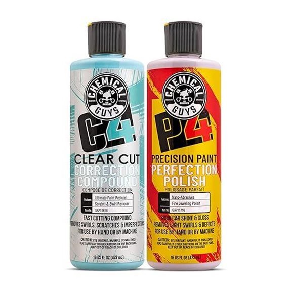 Chemical Guys C4 & P4 Correction Compound Polish Combo