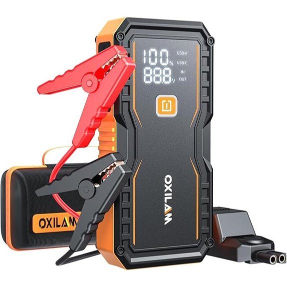 OXILAM 6000A Car Battery Jump Starter Portable