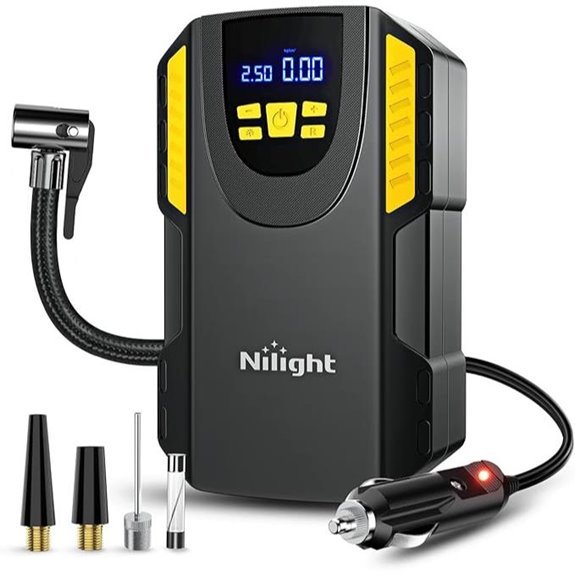 Nilight Portable Tire Inflator Air Compressor 150PSI