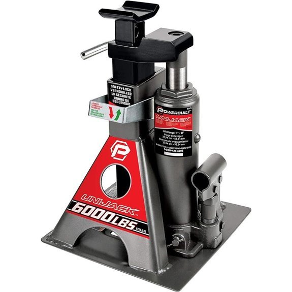 Powerbuilt 3 Ton Bottle Jack and Jack Stands