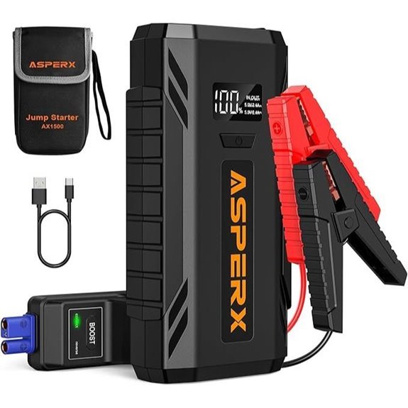 ASPERX 2000A Car Jump Starter with LCD Display