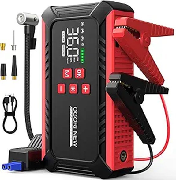 7000A Jump Starter with 150PSI Air Compressor