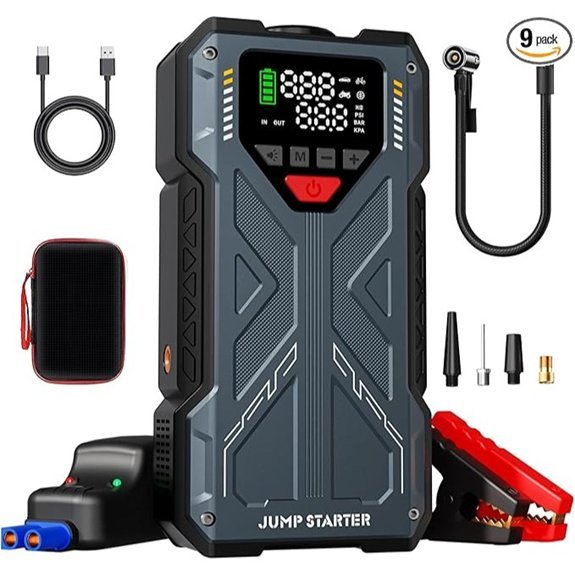 4000A Jump Starter with 150PSI Air Compressor