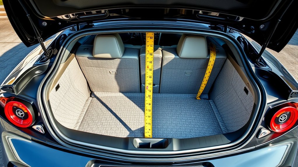 practical sports car cargo space