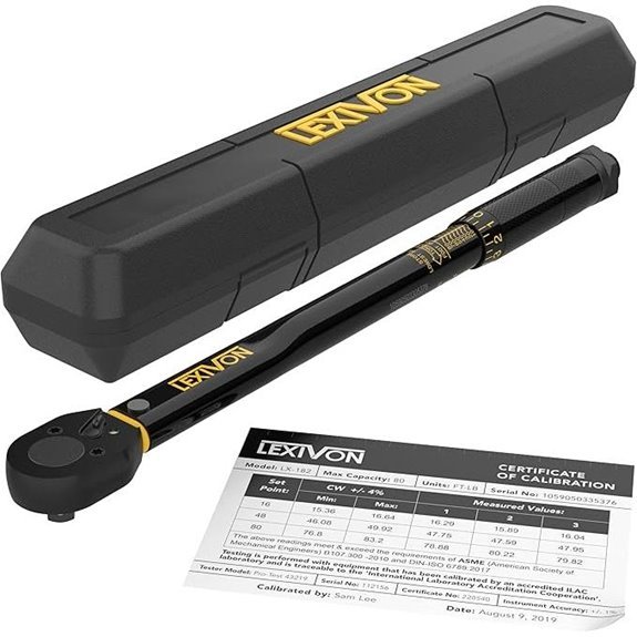 LEXIVON 3/8-Inch Drive Click Torque Wrench (LX-182)