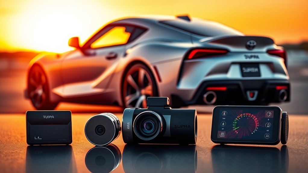 premium dash cams for supra