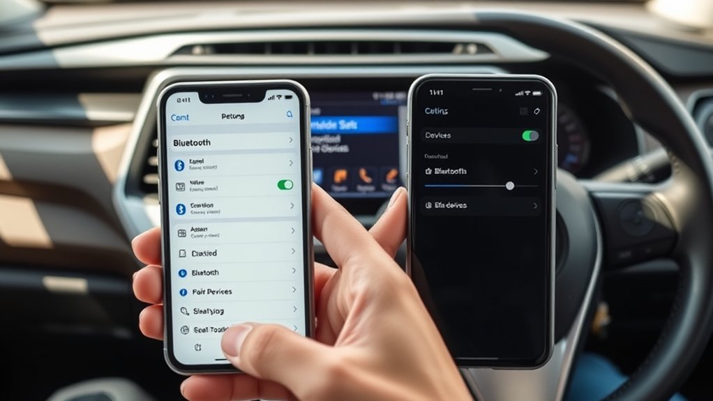 prepare phone for bluetooth