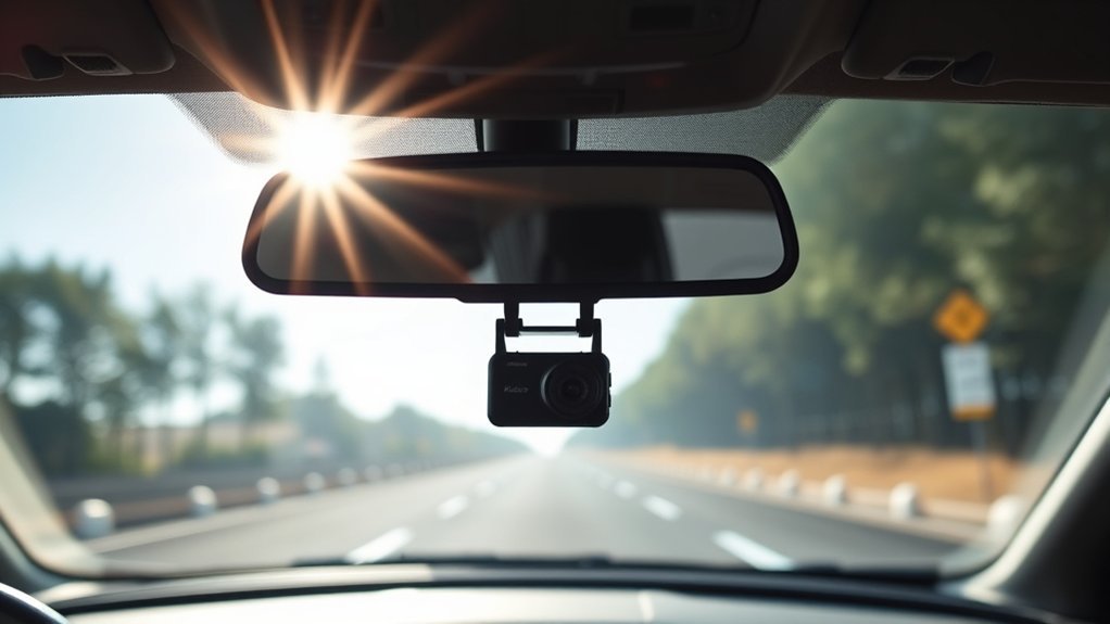 proper dash cam placement