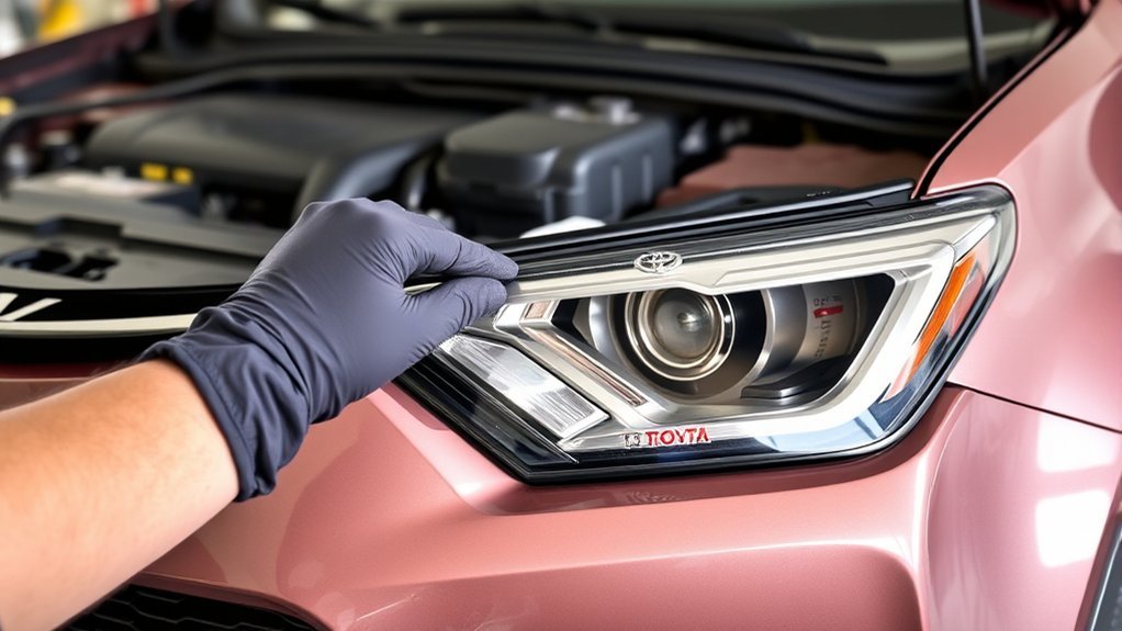 proper headlight bulb replacement