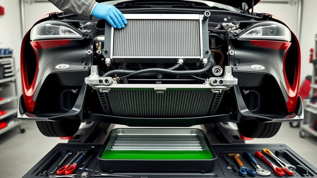 radiator installation key steps