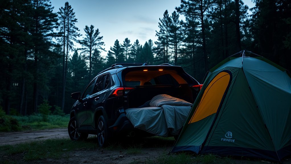 rav4 convenience versus tent space