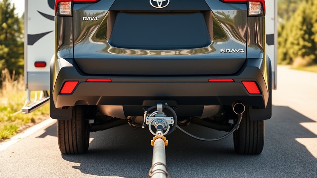 rav4 flat towing limitations