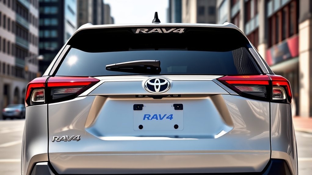 rav4 le includes backup camera