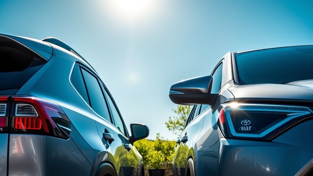 rav4 le lacks blind spot monitoring