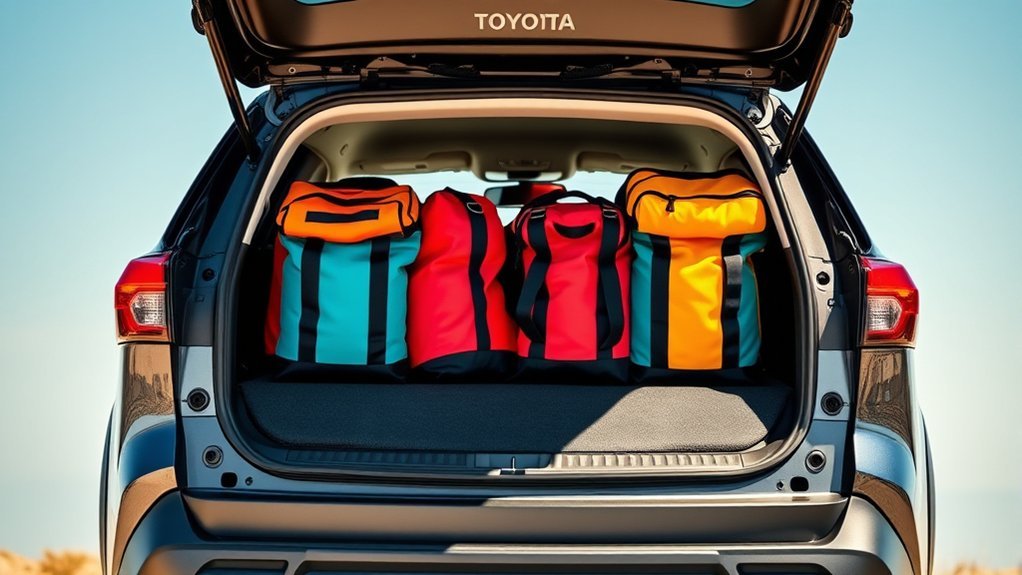 Can A Toyota RAV4 Toyota RAV4 Hold 4 Large Luggage Bags? (answered)